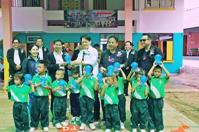 ชสอ.  จับมือ สอ.ครูเชียงใหม่ จัดกิจกรรม CSR มอบทุนปรับปรุงอาคาร รร.อนุบาลบ้านตาลเหนือ