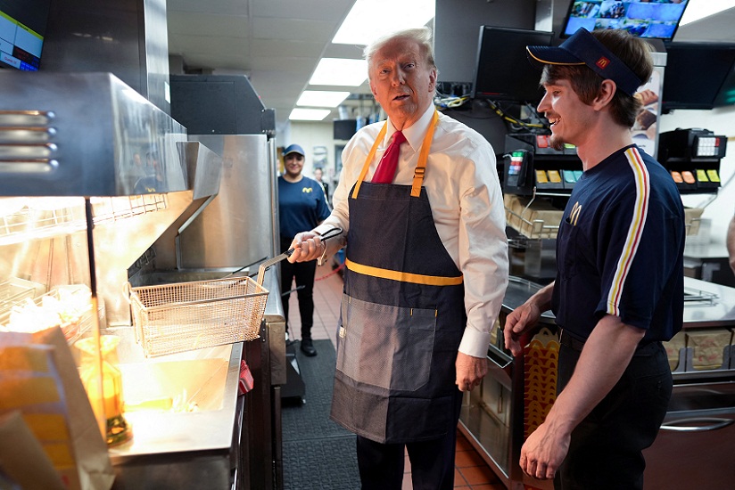 “ทรัมป์” ทำเก๋! ทอด “เฟรนช์ฟรายส์” อวยพรวันเกิด “แฮร์ริส”