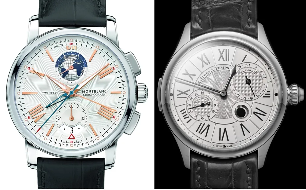 Montblanc รุ่น 4810 TwinFly Chronograph Limited Edition (ราคา 302,900 บาท) - Maitres Du Temps (ราคา 3,710,000 บาท)