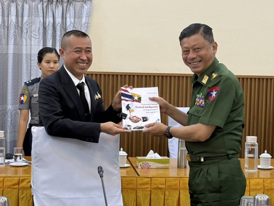 หน่วยงานความมั่นคง หารือทางการเมียนมา เร่งแก้ปัญหายาเสพติดยกระดับการปราบปรามแหล่งผลิตอย่างจริงจัง