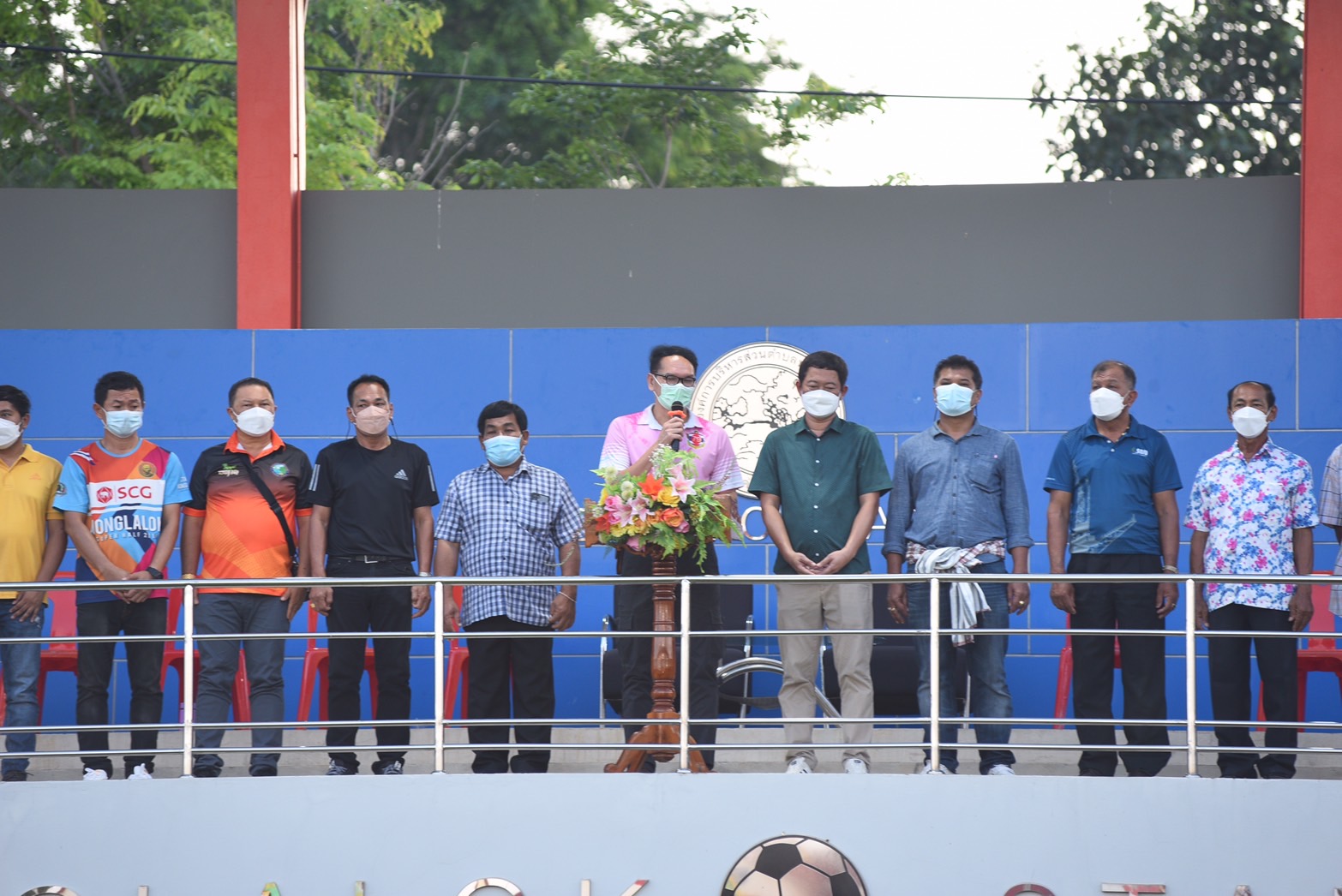 ปลัดอาวุโสอำเภอบ้านค่าย ระยอง เปิดการแข่งขัน กีฬาฟุตบอล "อำเภอบ้านค่ายคัพ" ประจำปี 65