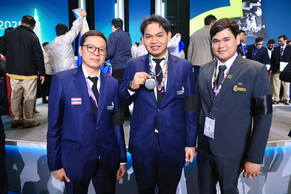 นักศึกษา มจพ. คว้าเหรียญเงินจากการแข่งขันฝีมือเเรงงานเอเชีย ครั้งที่ 3 (WorldSkills Asia Taipei 2025)