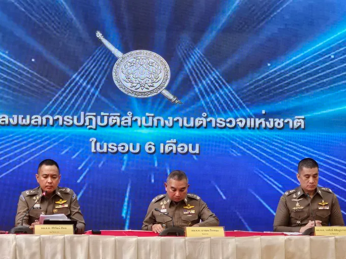 ตร.แถลงผลงานในรอบ 6 เดือน พบคดีคอลเซ็นเตอร์รับแจ้งความออนไลน์ 126,400 คดี  ขณะอาชญากรรมเทคโนโลยีฯ 22,551 ราย บัญชีม้า 4,558 ราย 