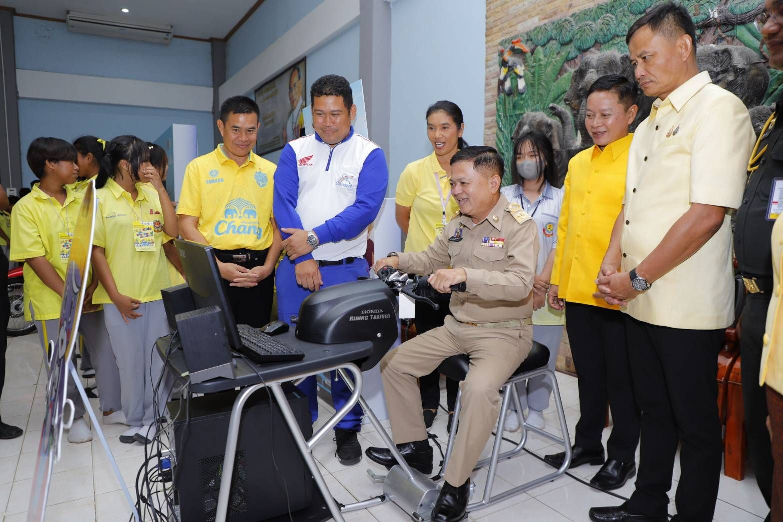 ขนส่งบุรีรัมย์ อบรมเด็กและเยาวชน เสริมสร้างทักษะความปลอดภัยทางถนน 