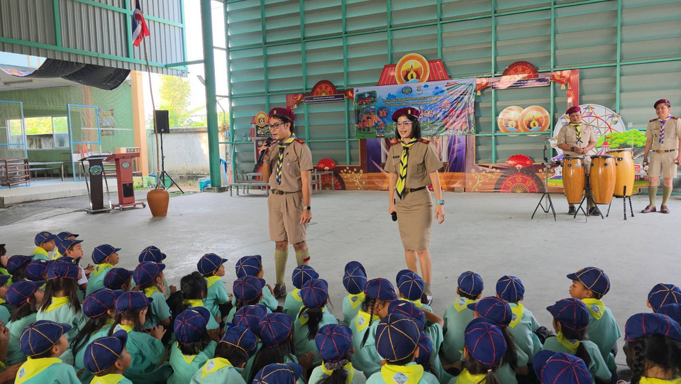 ลูกเสือรุ่นจิ๋วลุยฐานผจญภัย! อนุบาลทับมา พัฒนาผู้เรียน ฝึกคิด-แก้ปัญหาตามวัย