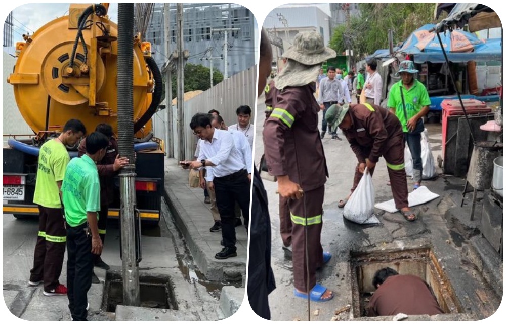 “เศรษฐา” ปลื้ม กทม.เร่งแก้ไขปัญหาน้ำท่วมขังหลังฝนตกที่ซอยบ่อนไก่ หวังขยายผลไปชุมชนเขตอื่นด้วย