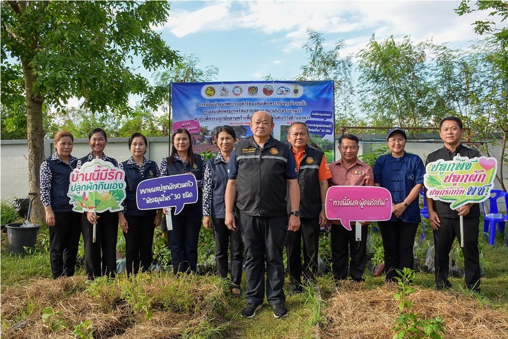 พ่อเมืองบุรีรัมย์ ชวนปลูกผักสวนครัว สร้างความมั่นคงทางอาหาร ตามแนวพระราชดำริ