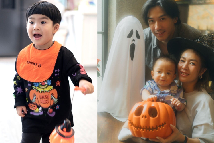 Trick or Treat !? 'น้องพีร์เจ-น้องสเปช' แปลงร่างเป็นผีน้อยฉลองวันฮาโลวีน