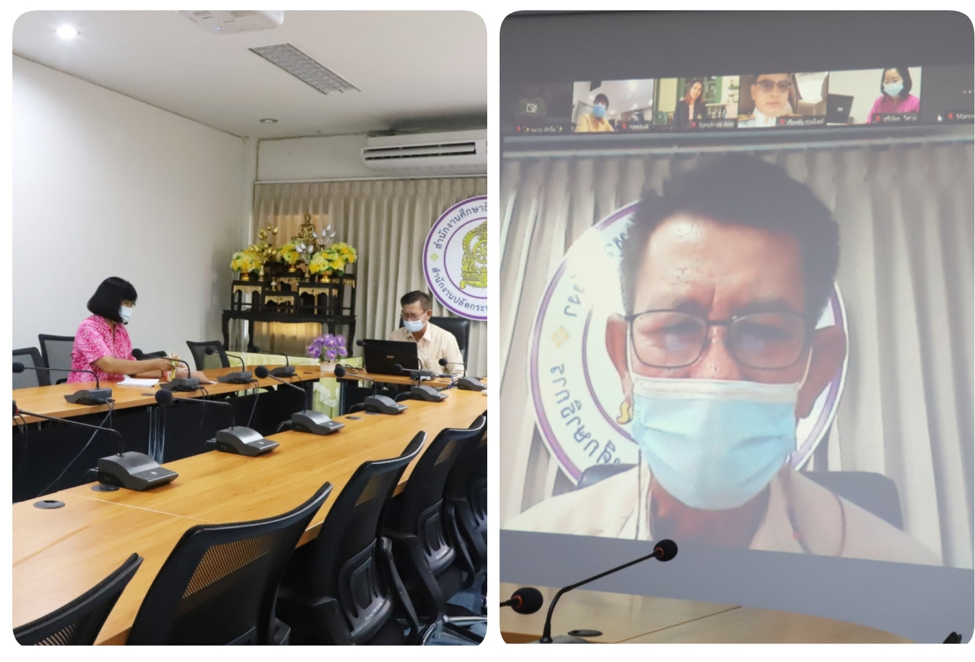 ศธจ.พังงา ย้ำข้าราชการ ต้องเป็นแบบอย่างที่ดีในการถือปฏิบัติตามมาตรการป้องกันโควิด อย่างเคร่งครัด