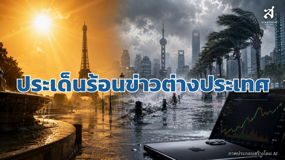ประเด็นร้อนข่าวต่างประเทศ วันที่ 10 สิงหาคม 2569
