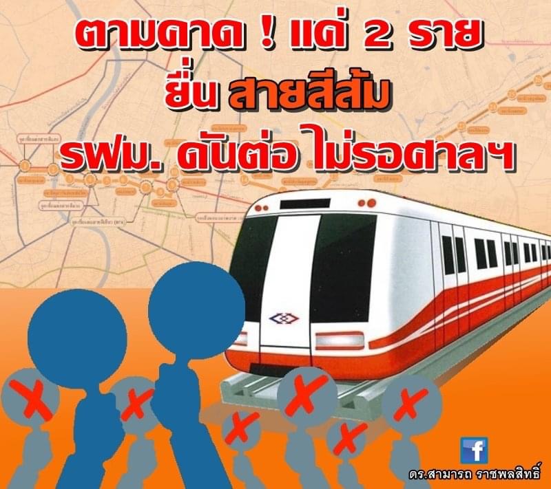 จี้รฟม.แจงเหตุเร่งร้อนประมูลรถไฟฟ้าสายสีส้ม ทำไมไม่รอคำพิพากษาศาลปกครองสูงสุด