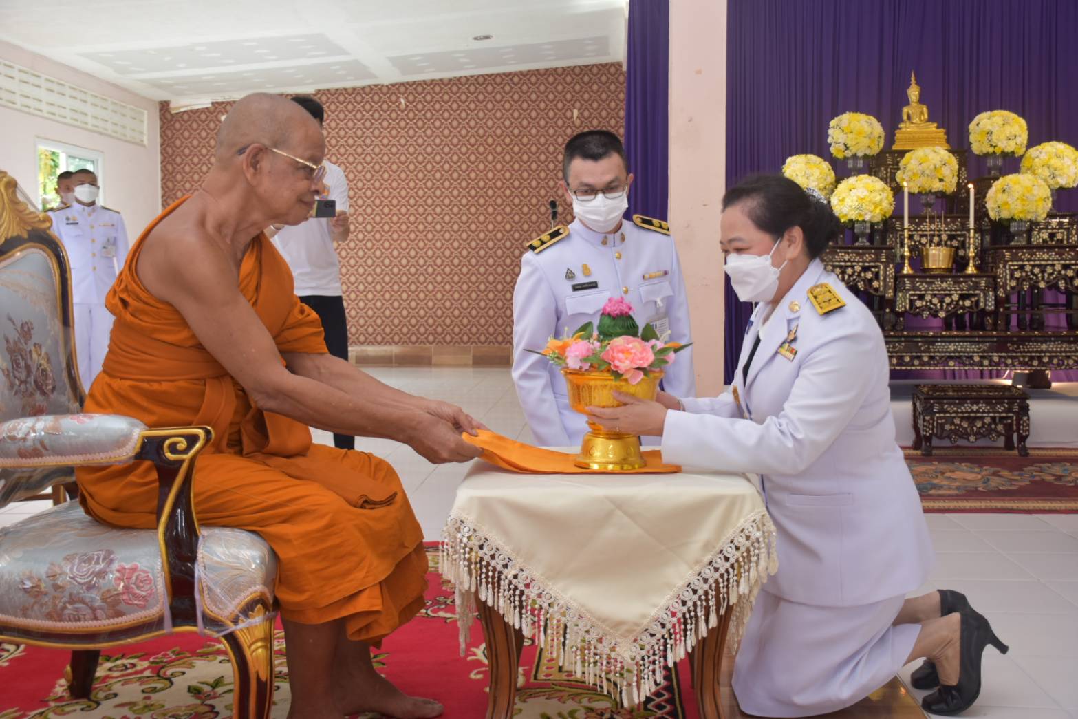 จ.พังงา จัดพิธีบรรพชาสามเณรภาคฤดูร้อนเฉลิมพระเกียรติ