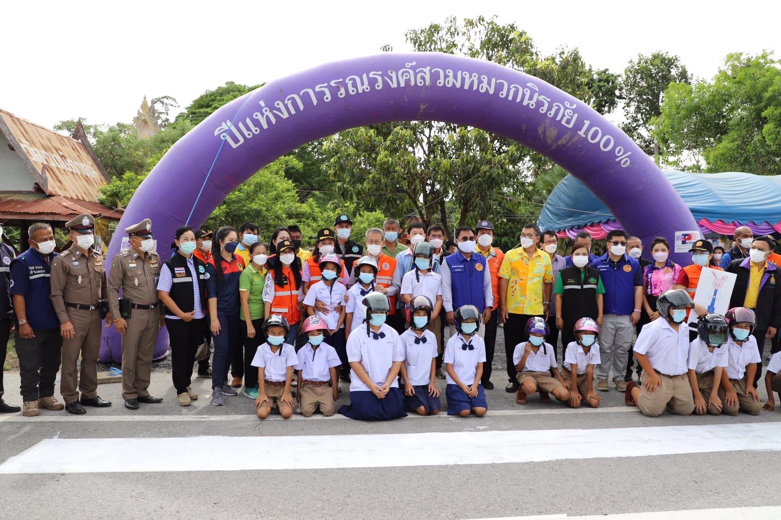 ผู้ว่าฯปู รณรงค์ความปลอดภัยทางถนน เพื่อลดอุบัติเหตุบริเวณทางข้าม