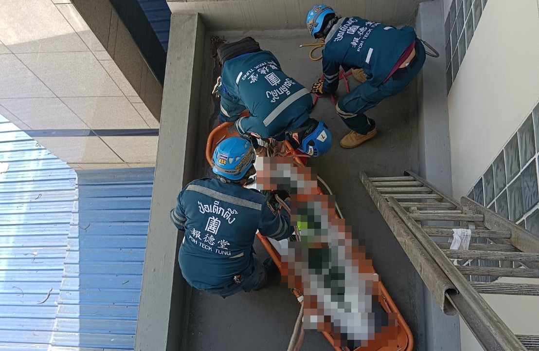 สลด! พบศพหญิงตกอาคารดังกลางกรุงเสียชีวิต คาดเครียดปัญหาหนี้สิน