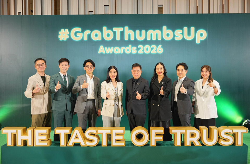 GrabThumbsUp Awards 2026 มอบรางวัล “สุดยอดร้านอาหารแห่งปี” ให้กับ 100 ร้านทั่วประเทศ