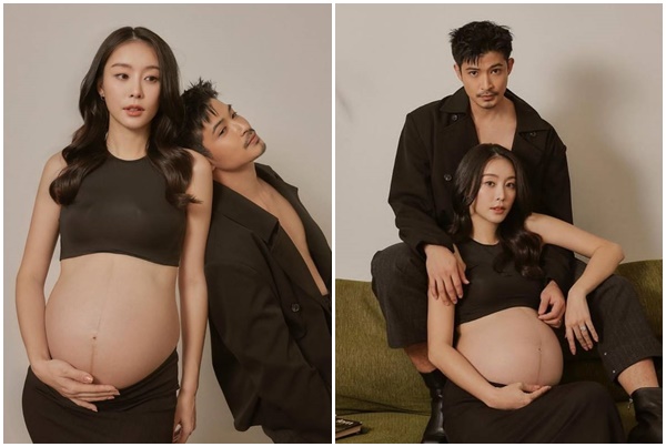 "ตูมตาม-อาหลี" ปล่อยภาพสุดปัง อวดท้องโตใกล้คลอดแล้ว