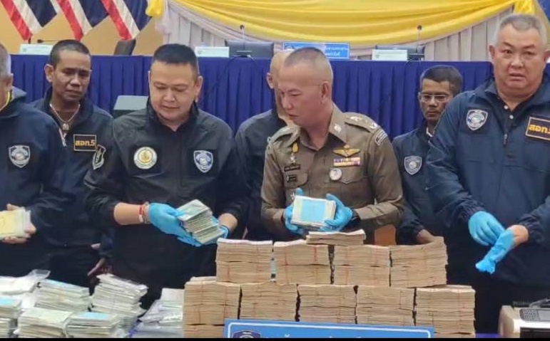 บุกค้น 5 จุด จับเว็บพนัน “หวานเจี้ยบ777” ยึดเงินสดเกือบ 24 ล้านบาท พบเงินหมุนเวียนนับพันล้านต่อเดือน