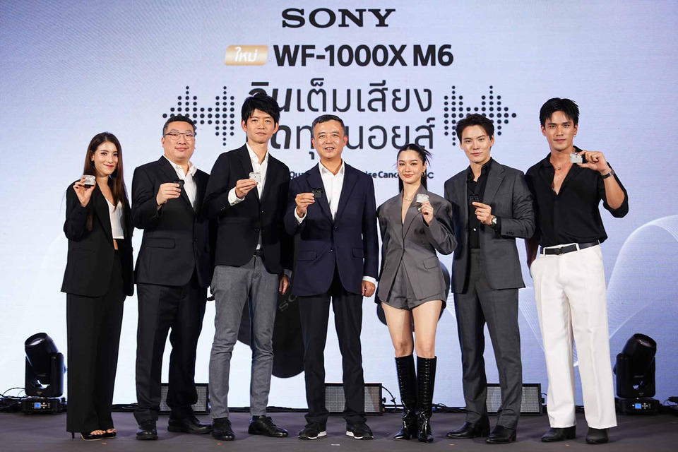 โซนี่ ไทย เปิดตัวหูฟังเรือธง WF-1000XM6 ชูประสบการณ์ “อินเต็มเสียง ตัดทุกนอยส์”