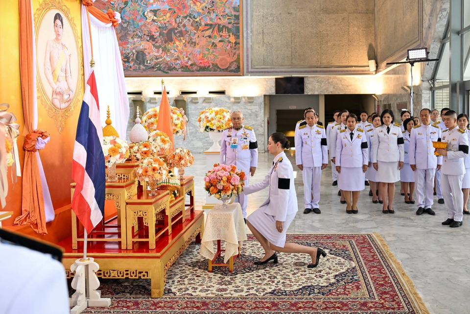 เจ้าฟ้าสิริวัณณวรีฯ โปรดเกล้าฯ พระราชทานแจกันดอกไม้ แสดงความยินดี “ซาบีดา” รมว.วัฒนธรรม 