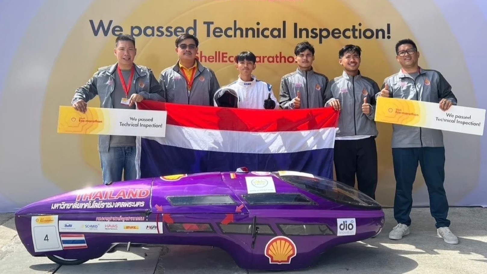 ทีมเยาวชนไทย คว้ารางวัล Shell Eco-marathon Asia Pacific and Middle East 2024