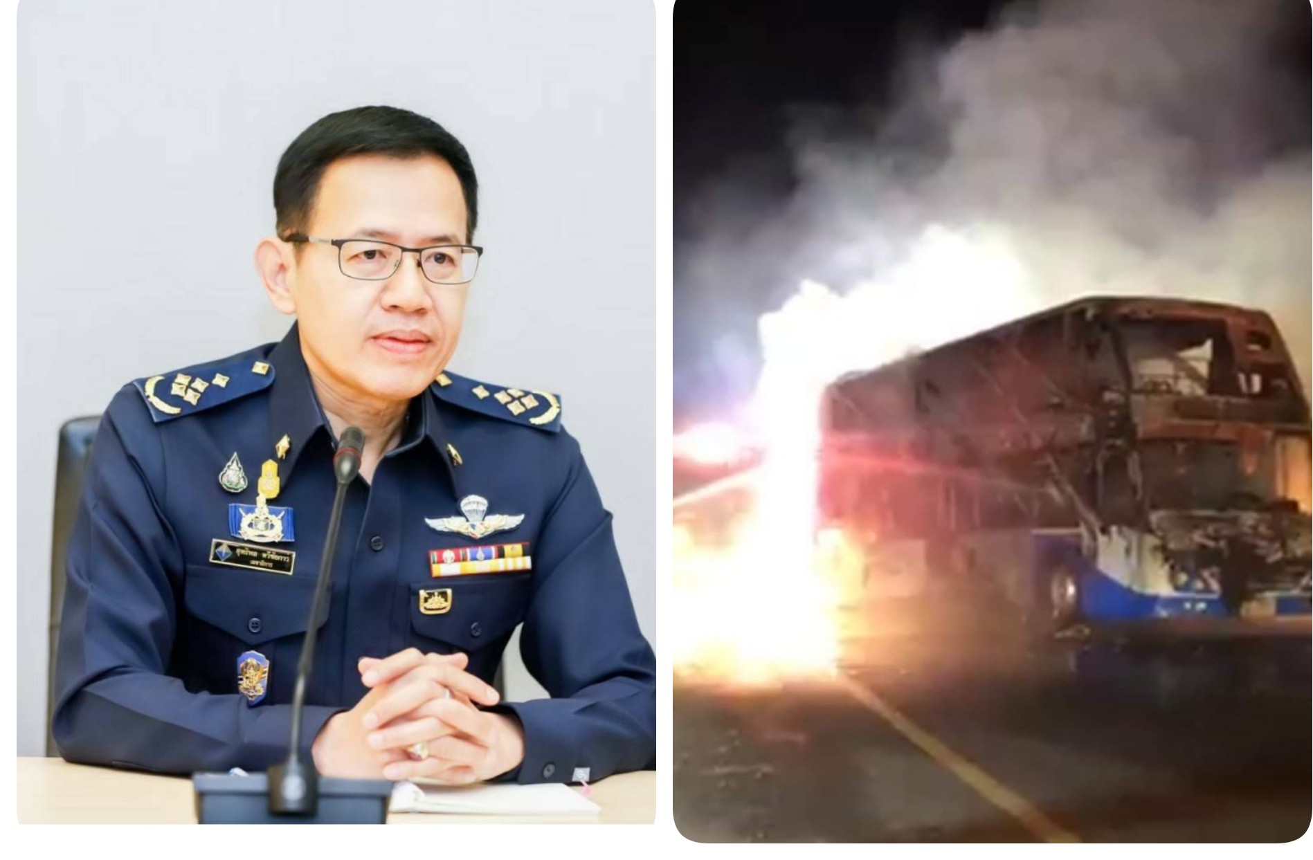 คปภ. ลงพื้นที่ช่วยเหลือด้านประกันภัยกรณีไฟไหม้รถทัวร์เสียชีวิต 5 ราย ที่จังหวัดขอนแก่น