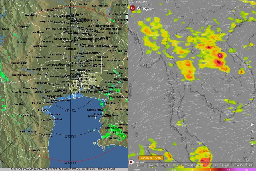 กทม.เช้าอาทิตย์ฟ้าใสแดดดี       20-28 ก.ย.ฝนกลับมาเพิ่ม-ตกต่อเนื่อง 