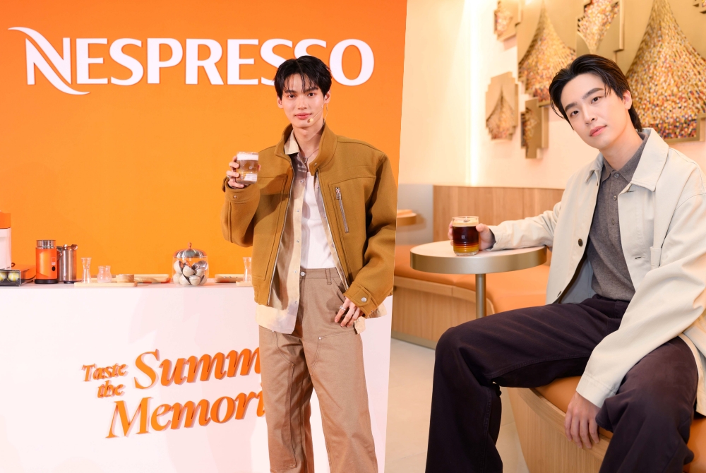 วิน - เน๋ง ร่วมงานเปิดตัวเครื่องชงกาแฟ Nespresso VERTUO Plus