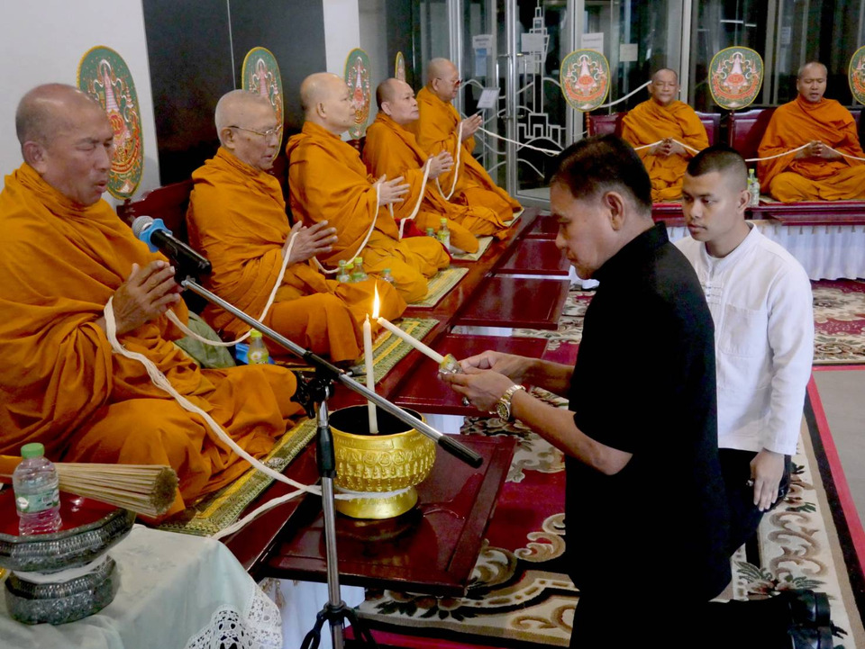 เทศบาลนครสมุทรปราการ จัดพิธีทำบุญให้ผู้ล่วงลับอุทยานการเรียนรู้และหอชมเมืองสมุทรปราการ