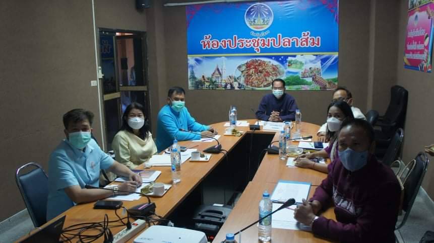 รองอธิบดีกรมพัฒนาชุมชนเสริมเขี่ยวเล็บพัฒนาการอำเภอผ่านระบบ Video Conference