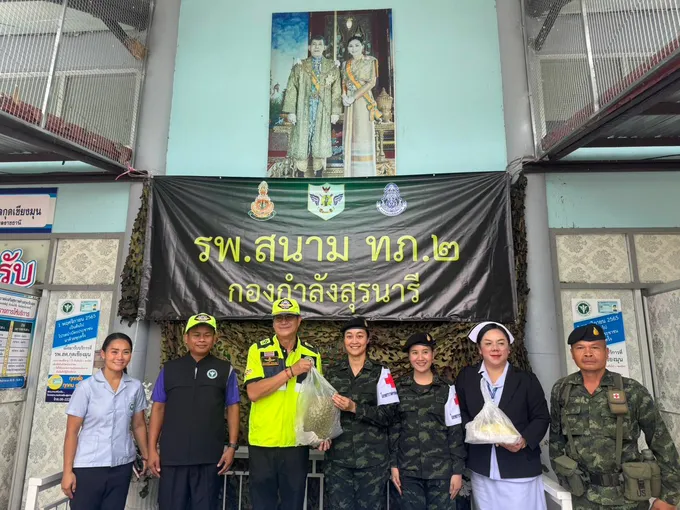 รองเลขาธิการสถาบันการแพทย์ฉุกเฉินลงพื้นที่ชายแดนอุบลราชธานี