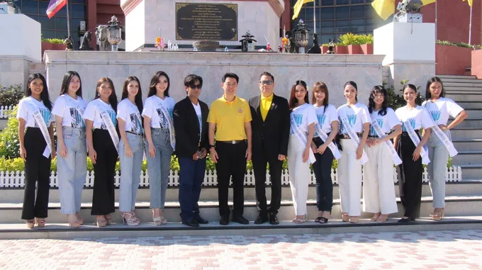 กองประกวดมิสแกรนด์ชลบุรี 2025 และแมนฮอต สตาร์ อินเตอร์เนชันแนล 2024 เข้าคาราวะนายกเมืองพัทยา