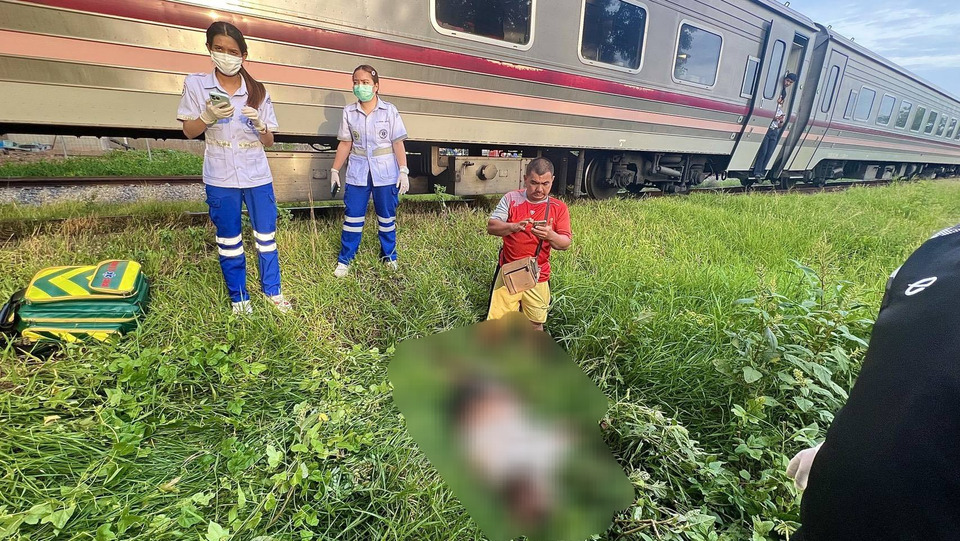 สลด! ตาทวดวัย 84 หูตึง-เดินช้า ถูกขบวนรถไฟเฉี่ยวดับ ขณะข้ามจุดลักผ่านไปตลาด
