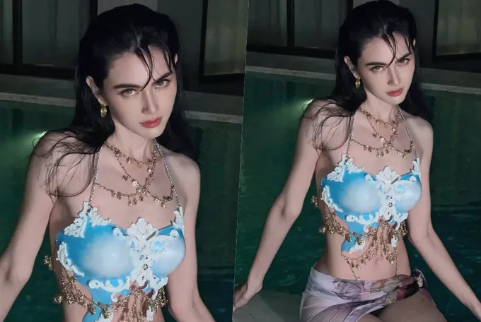 เกินต้าน! "ใหม่ ดาวิกา" สวมบราตัวจิ๋วสาดซีนแซ่บ