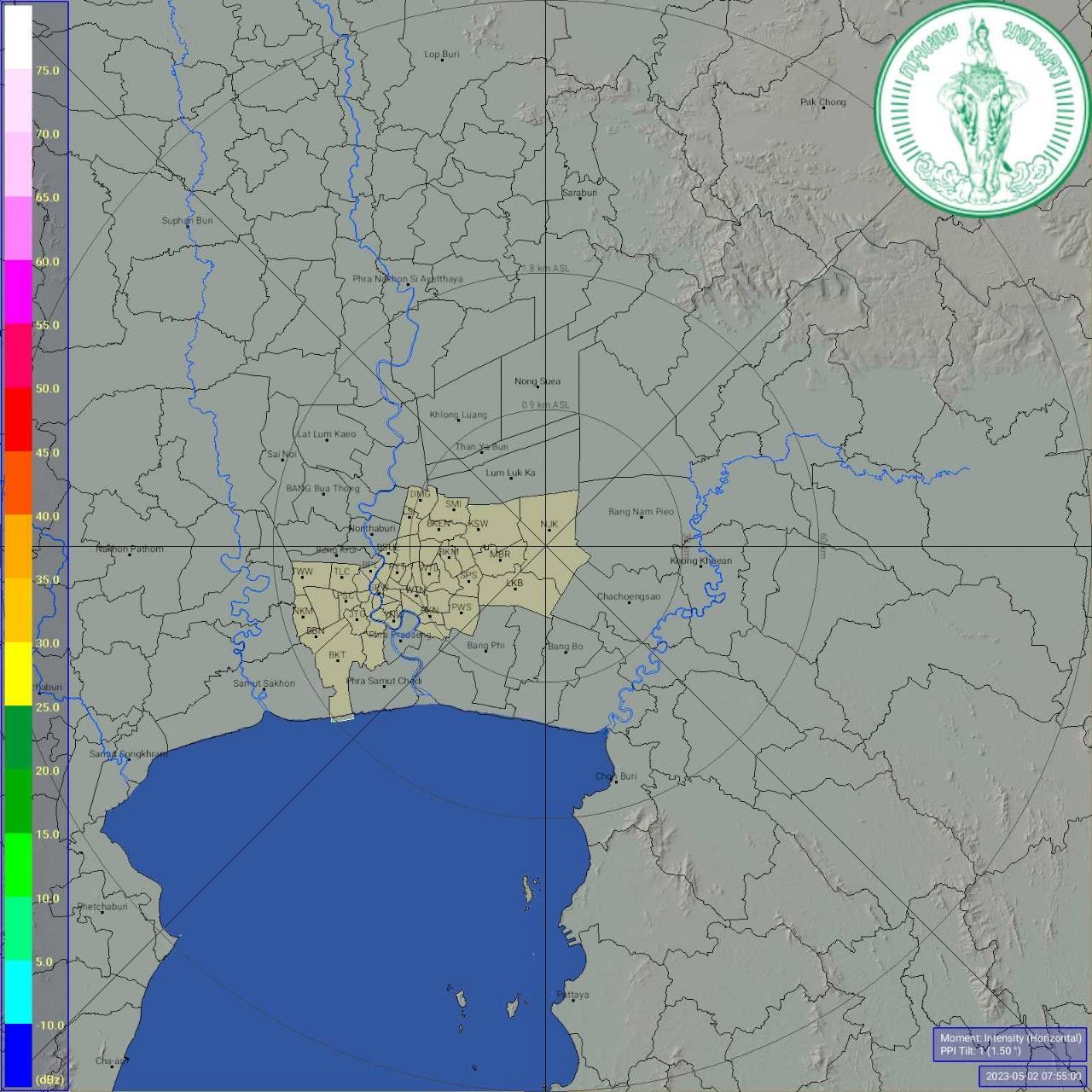 วันนี้ กทม.มีฝน 10% ของพื้นที่ อุณหภูมิสูงสุด 38 องศาฯ