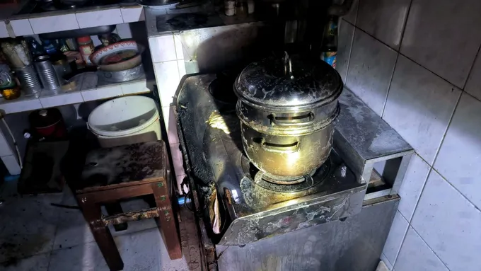 ถังแก๊ส 15 กก.ระเบิดในห้องครัว ไฟครอกอาม่าวัย 93 ปีดับ