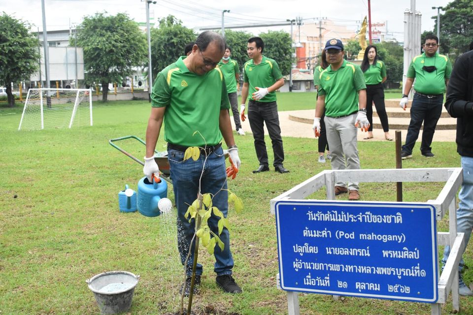 แขวงทางหลวงเพชรบูรณ์ที่ 1   จัดกิจกรรมบำรุงรักษาต้นไม้ เนื่องในวันรักต้นไม้ประจำปีของชาติ