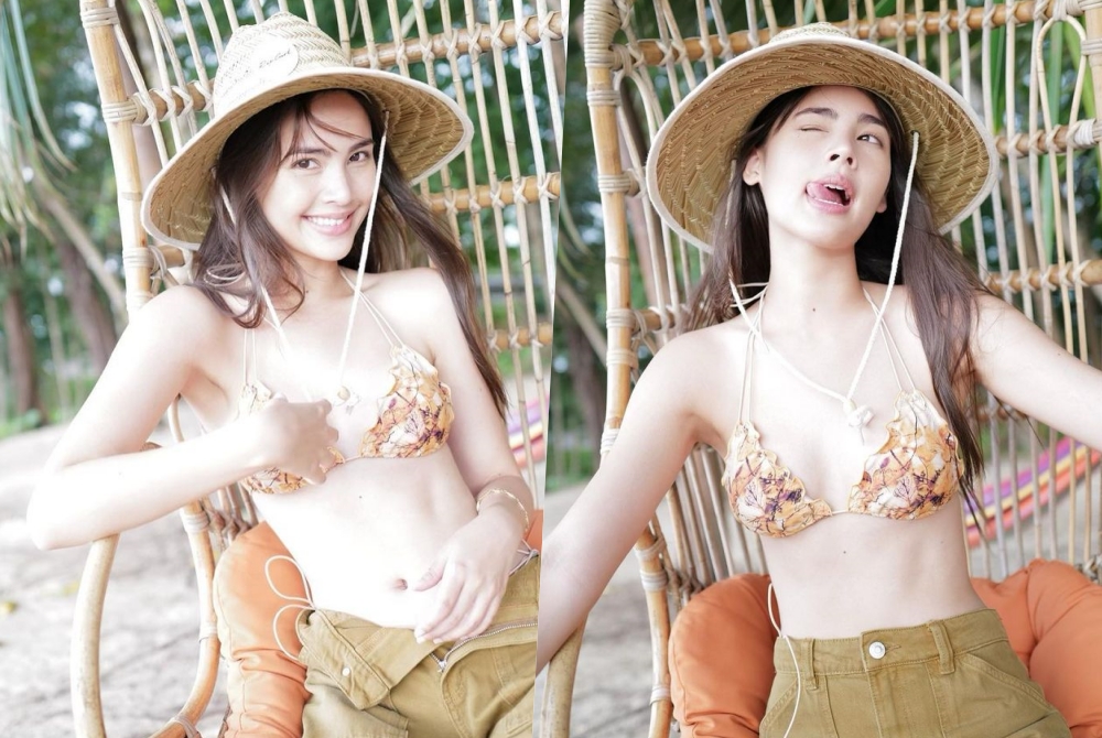 'ญาญ่า อุรัสยา' นุ่งบิกินีตัวจิ๋วอวดผิวขาวออร่าเซ็กซี่กระแทกตา