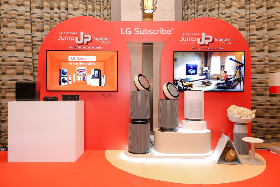 LG Subscribe จัดงาน “LG Subscribe-Jump Up Together 2026” ฉลองความสำเร็จตัวแทนขายอิสระ ตอกย้ำความเป็นผู้นำบริการ Subscription
