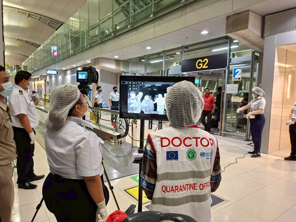 "สนามบินสุวรรณภูมิ" ตั้งจุดคัดกรองผดส.เที่ยวบินจากอินเดีย เฝ้าระวังโรคติดเชื้อไวรัสนิปาห์