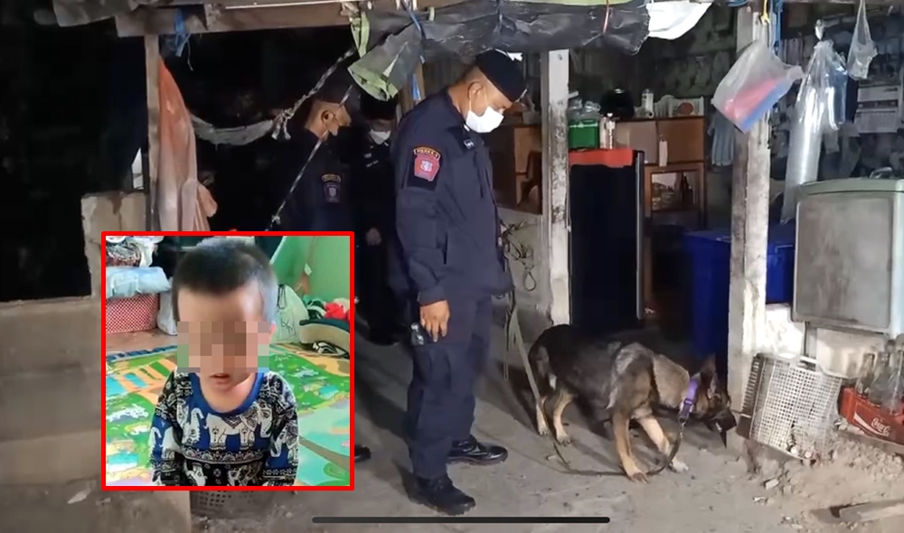 ตำรวจใช้สุนัขดมกลิ่น ตามหาเบาะแส "หนูน้อย 8 เดือน" หายจากบ้านพัก