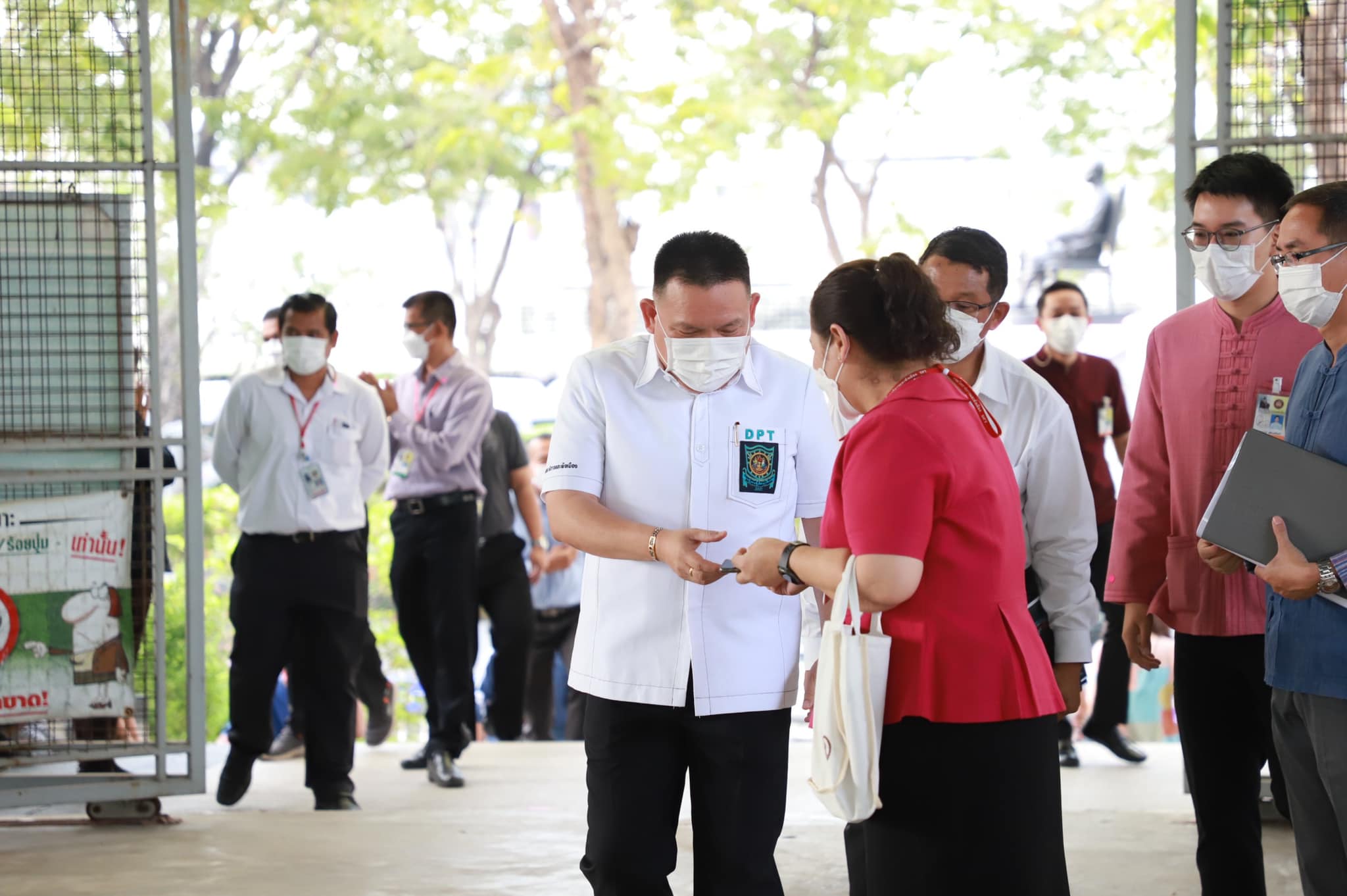 ข้าราชการ -พนักงานราชการ -ลูกจ้างประจำ-เจ้าหน้าที่กรมโยธาธิการและผังเมือง เข้ารับการตรวจคัดกรองโรคติดเชื้อไวรัสโคโรนา 2019