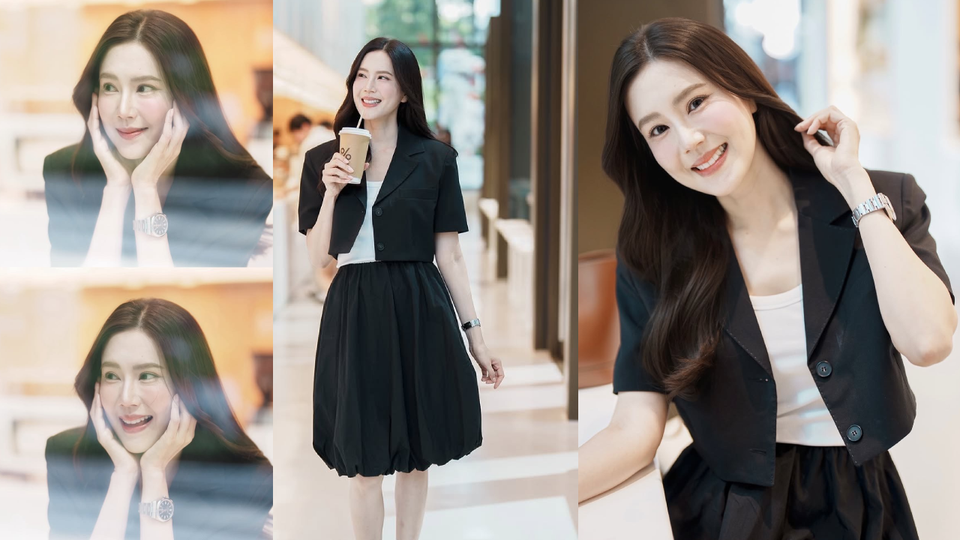 “เจี๊ยบ พิจิตตรา” เสิร์ฟลุคเรียบโก้ ออร่าละมุน แฟนๆชมสวยแพงทุกช็อต
