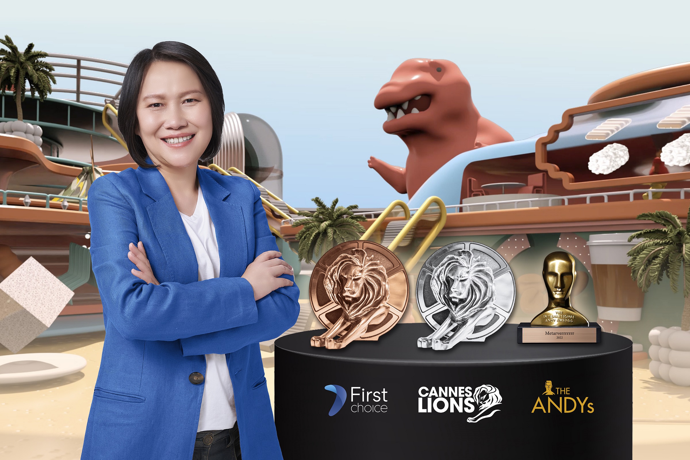 "กรุงศรีเฟิร์สช้อยส์" คว้ารางวัลจาก 2 เวทีระดับโลก Cannes Lions และ Andy Awards จากแคมเปญโฆษณา ‘METAVERRRRRRR’