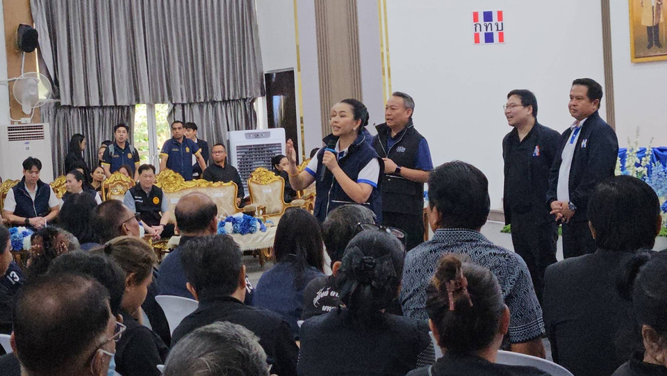 “รมต.สุขสมรวย” ลงหนองแค มอบนโยบายกองทุนหมู่บ้าน ชู 3 ข่าวดี เพิ่มทุน-ลดดอกเบี้ย-SML พลัส
