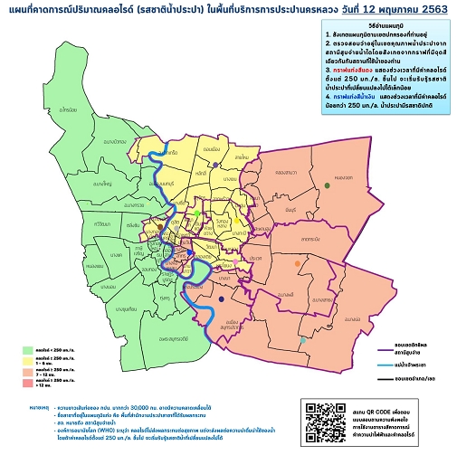 วันนี้น้ำประปาเค็มขึ้นกราฟแดง 1-7 ชม. แนะ 3 กลุ่มเสี่ยงเลี่ยงดื่ม