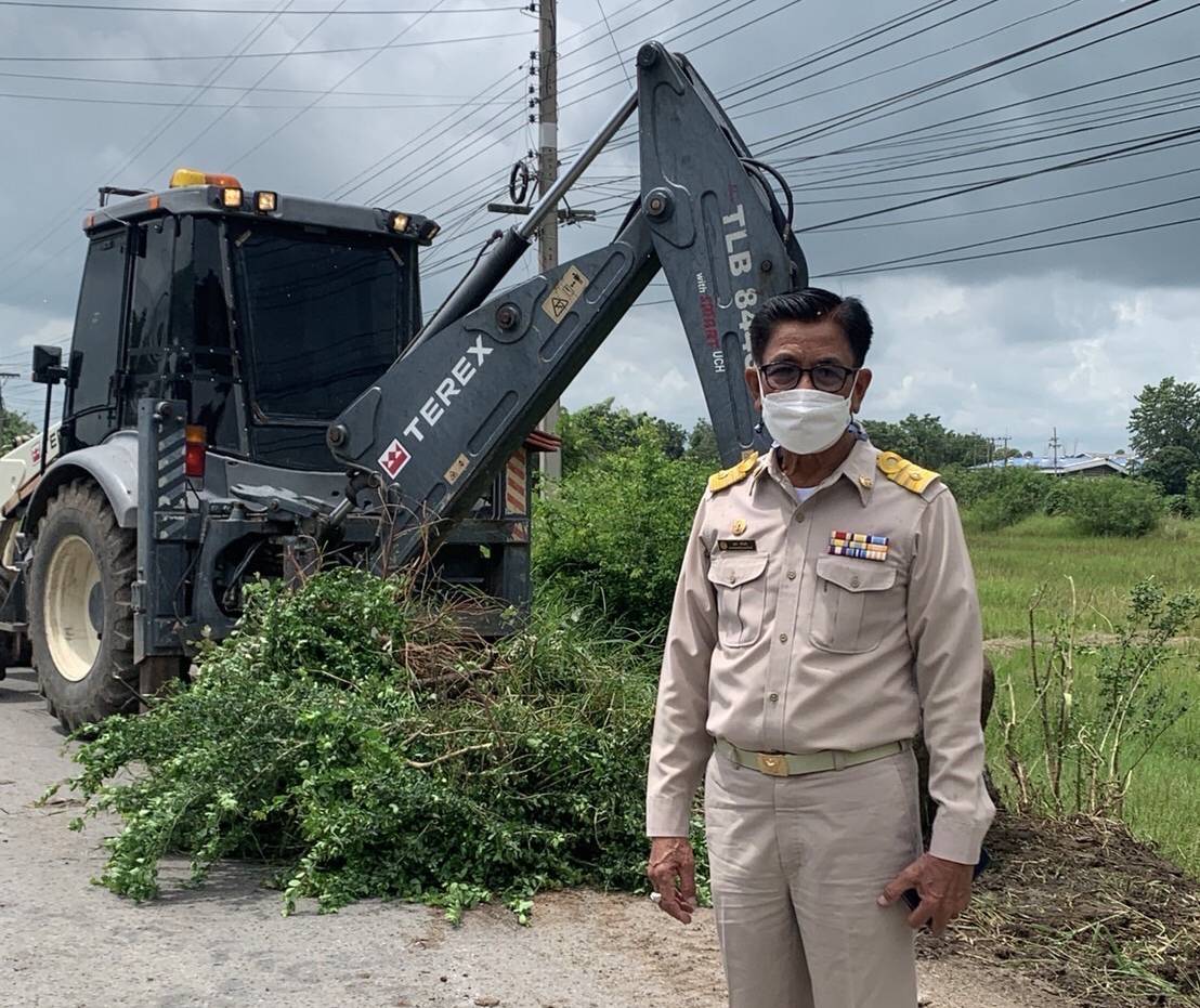 นายก ทต.สระโบสถ์ เตรียมรับสถานการณ์น้ำท่วม วางท่อระบายน้ำขนาดใหญ่ป้องกันน้ำท่วมเทศบาล