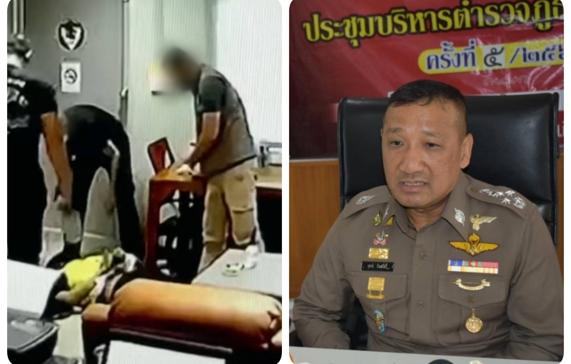 รองผบ.ตร.ยันคลิปจริง! ไม่ตัดต่อผกก.ลงมือโหด​ จ่อเอาผิด-ไม่ช่วยลูกน้อง