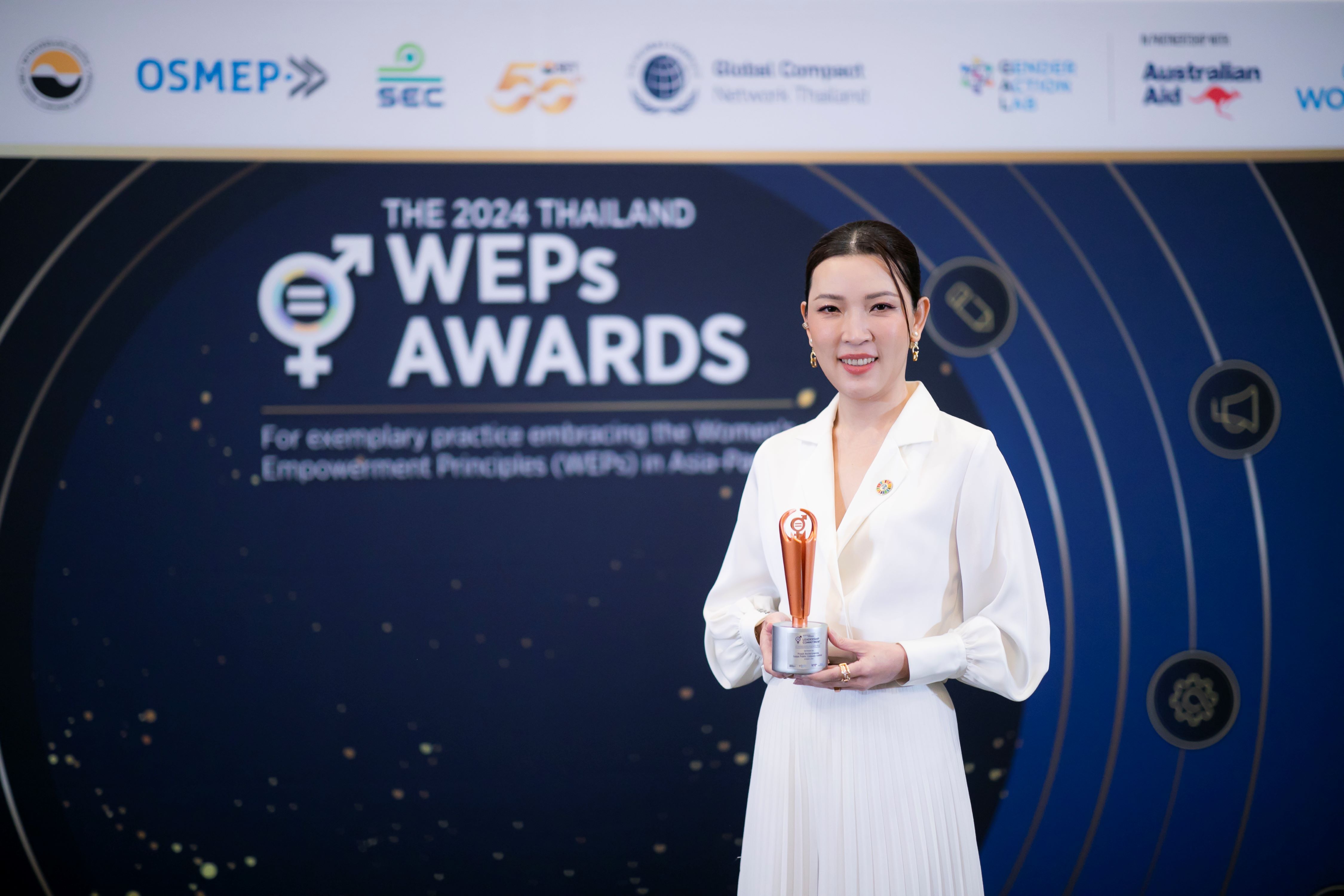 ‘ปิยจิต รักอริยะพงศ์’ CEO SAPPE คว้ารางวัล UN Women 2024 Asia-Pacific WEPs Awards สาขาผู้นำองค์กรที่สนับสนุนความความเสมอภาคระหว่างเพศ 