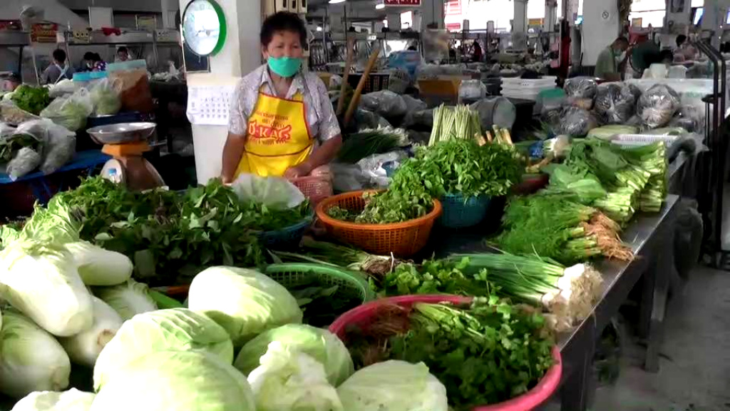 แม่ค้าชัยภูมิ โอดพิษน้ำท่วมทำผักชีพุ่งกิโล 200 บาท 