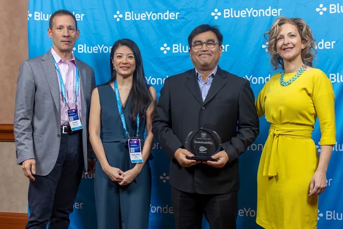 ซีพีเอฟ คว้ารางวัลด้านความยั่งยืน Blue Yonder 2023 ICOnic Award for Sustainability จากสหรัฐอเมริกา